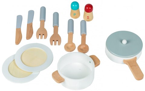 Drewniana kuchnia dla dzieci dodatkowe akcesoria ECOTOYS Drewniana kuchnia dla dzieci dodatkowe akcesoria ECOTOYS