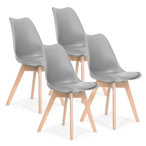Krzesło zestaw krzeseł do salonu jadalni z poduszką ModernHome Krzesło zestaw krzeseł do salonu jadalni z poduszką ModernHome