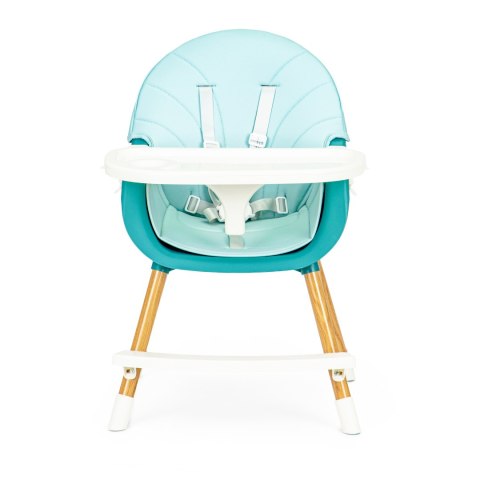 Krzesełko fotelik do karmienia 2w1 niebieskie ECOTOYS Krzesełko fotelik do karmienia 2w1 niebieskie ECOTOYS