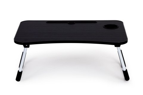 Podstawka pod laptopa stolik do łóżka 60x40 cm czarna ModernHome Podstawka pod laptopa stolik do łóżka 60x40 cm czarna ModernHome