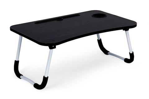 Podstawka pod laptopa stolik do łóżka 60x40 cm czarna ModernHome Podstawka pod laptopa stolik do łóżka 60x40 cm czarna ModernHome