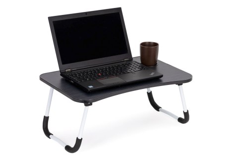Podstawka pod laptopa stolik do łóżka 60x40 cm czarna ModernHome Podstawka pod laptopa stolik do łóżka 60x40 cm czarna ModernHome