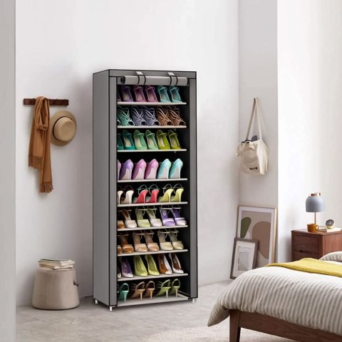 Szafa tekstylna materiałowa garderoba z półkami na ubrania i buty ModernHome Szafa tekstylna materiałowa garderoba z półkami na ubrania i buty ModernHome