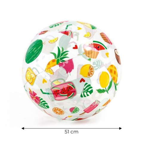 Dmuchana piłka plażowa 51cm różne wzory - 59040 INTEX Dmuchana piłka plażowa 51cm różne wzory - 59040 INTEX