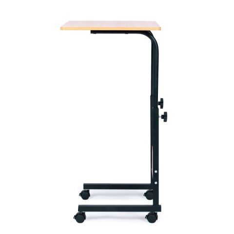 Stolik pod laptopa z kółkami biurko dostawiane do fotela kanapy brązowy ModernHome Stolik pod laptopa z kółkami biurko dostawiane do fotela kanapy brązowy ModernHome