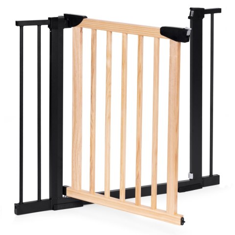 Bramka barierka zabezpieczająca 74-100 cm na schody i drzwi metal drewno dodatkowe panele Bramka barierka zabezpieczająca 74-100 cm na schody i drzwi metal drewno dodatkowe panele