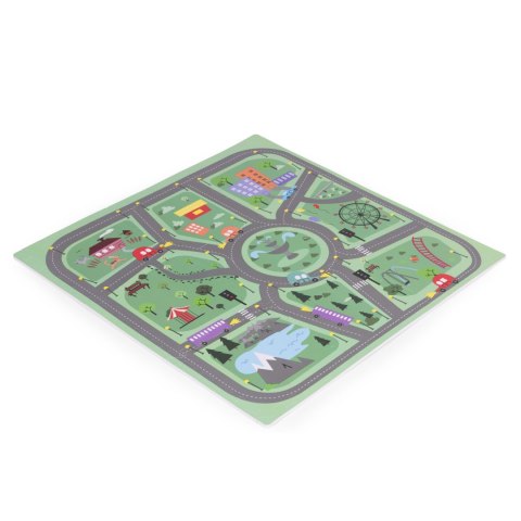 Duża mata piankowa EVA dla dzieci Miasto 90,5x90,5 cm 21 el. ECOTOYS Duża mata piankowa EVA dla dzieci Miasto 90,5x90,5 cm 21 el. ECOTOYS