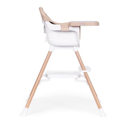 Fotelik krzesełko do karmienia dzieci 2w1 beżowy ECOTOYS Fotelik krzesełko do karmienia dzieci 2w1 beżowy ECOTOYS