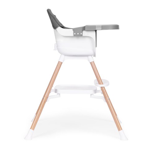 Fotelik krzesełko do karmienia dzieci 2w1 szary ECOTOYS Fotelik krzesełko do karmienia dzieci 2w1 szary ECOTOYS