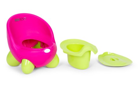Nocnik toaleta sedes dla dzieci wyjmowany wkład antypoślizgowe nóżki różowo-zielony ECOTOYS Nocnik toaleta sedes dla dzieci wyjmowany wkład antypoślizgowe nóżki różowo-zielony ECOTOYS