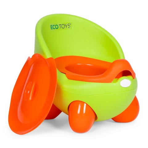 Nocnik toaleta sedes dla dzieci wyjmowany wkład antypoślizgowe nóżki zielony ECOTOYS Nocnik toaleta sedes dla dzieci wyjmowany wkład antypoślizgowe nóżki zielony ECOTOYS