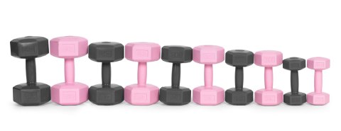 Hantle sześciokątne zestaw 2x3 kg ciężarki do ćwiczeń obciążniki fitness szare ModernHome Hantle sześciokątne zestaw 2x3 kg ciężarki do ćwiczeń obciążniki fitness szare ModernHome