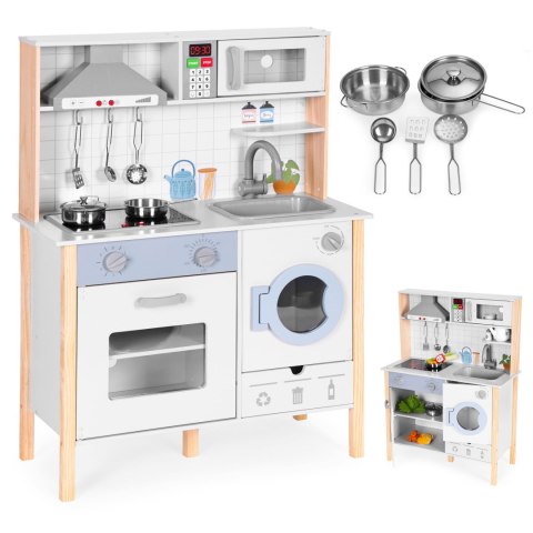 Kuchnia dla dzieci dźwięki LED piekarnik pralka akcesoria kuchenne ECOTOYS Kuchnia dla dzieci dźwięki LED piekarnik pralka akcesoria kuchenne ECOTOYS