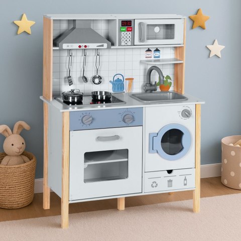 Kuchnia dla dzieci dźwięki LED piekarnik pralka akcesoria kuchenne ECOTOYS Kuchnia dla dzieci dźwięki LED piekarnik pralka akcesoria kuchenne ECOTOYS