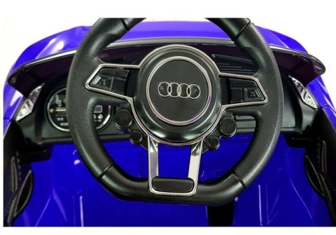 Auto na Akumulator Audi R8 Spyder Niebieskie Lakierowane Auto na Akumulator Audi R8 Spyder Niebieskie Lakierowane