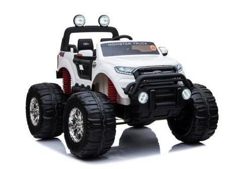 Pojazd na Akumulator Ford Ranger Monster LCD Biały Pojazd na Akumulator Ford Ranger Monster LCD Biały