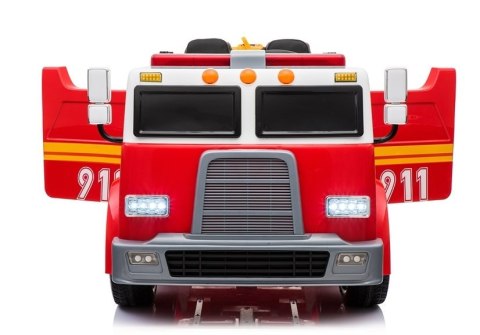 Wóz Strażacki na Akumulator Czerwony Dla Dzieci Pilot LL911 Wóz Strażacki na Akumulator Czerwony Dla Dzieci Pilot LL911