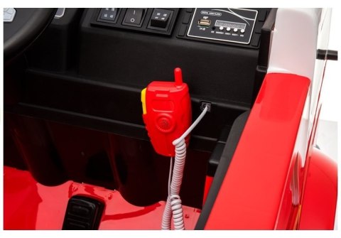 Wóz Strażacki na Akumulator Czerwony Dla Dzieci Pilot LL911 Wóz Strażacki na Akumulator Czerwony Dla Dzieci Pilot LL911