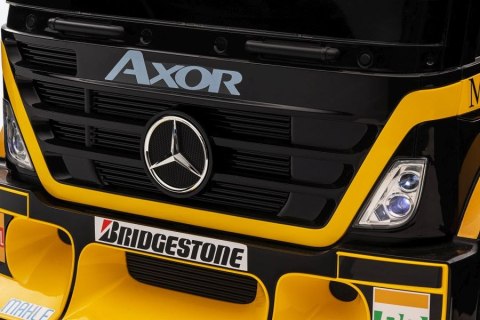 Auto Na Akumulator Mercedes + Naczepa XMX622B Zółty LCD Auto Na Akumulator Mercedes + Naczepa XMX622B Zółty LCD
