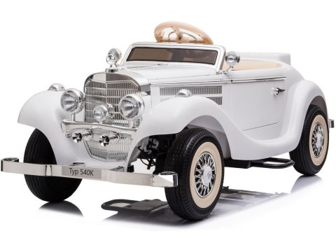 Auto na akumulator Mercedes 540K Biały Auto na akumulator Mercedes 540K Biały