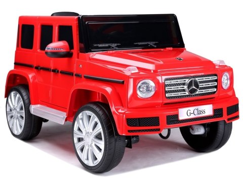 Samochód na akumulator Mercedes G500 czerwony Samochód na akumulator Mercedes G500 czerwony