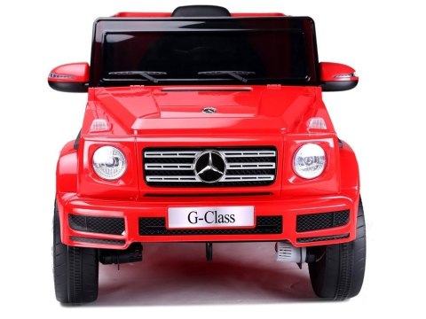 Samochód na akumulator Mercedes G500 czerwony Samochód na akumulator Mercedes G500 czerwony