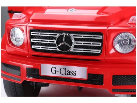 Samochód na akumulator Mercedes G500 czerwony Samochód na akumulator Mercedes G500 czerwony
