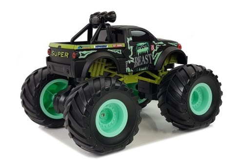 Auto Terenowe Pick Up Ogromne Koła Bigfoot Zdalnie Sterowany 2.4G 1:18 Czarno- Zielony Auto Terenowe Pick Up Ogromne Koła Bigfoot Zdalnie Sterowany 2.4G 1:18 Czarno- Zielony