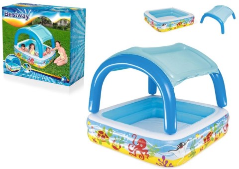 Basen Dmuchany Dla Dzieci Z Daszkiem 140 x 140 x 114 cm Bestway 52192 Basen Dmuchany Dla Dzieci Z Daszkiem 140 x 140 x 114 cm Bestway 52192