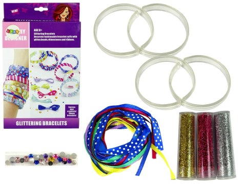 Zestaw Do Robienia Bransoletek DIY Brokat Wstążki Zestaw Do Robienia Bransoletek DIY Brokat Wstążki