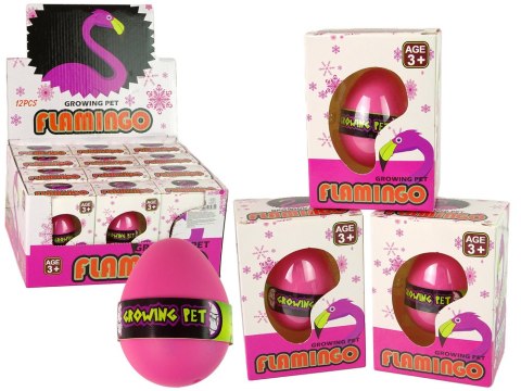 Rosnące Jajo Flaming 6cm Różowe Rosnące Jajo Flaming 6cm Różowe