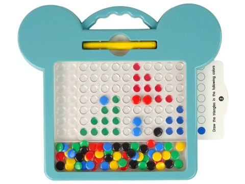 Tablica Magnetyczna Kształty Obrazki Koraliki Rysik Karty Tablica Magnetyczna Kształty Obrazki Koraliki Rysik Karty