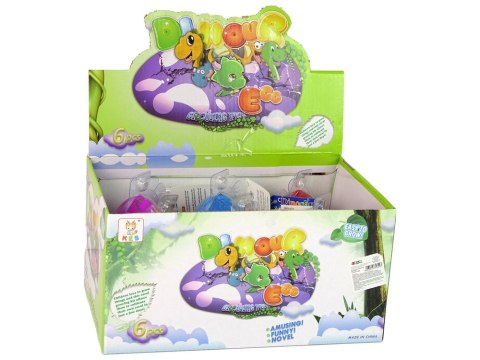 Wykluwające się Magiczne Jajko Dinozaura Rosnące 9 cm Kolory Wykluwające się Magiczne Jajko Dinozaura Rosnące 9 cm Kolory