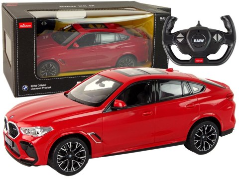 Auto R/C Bmw X6 M 1:14 Rastar Czerwone Auto R/C Bmw X6 M 1:14 Rastar Czerwone