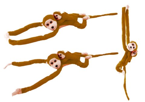 Maskotka Pluszowa Małpka z Dzieckiem Ciemno Brązowa 70 cm Maskotka Pluszowa Małpka z Dzieckiem Ciemno Brązowa 70 cm