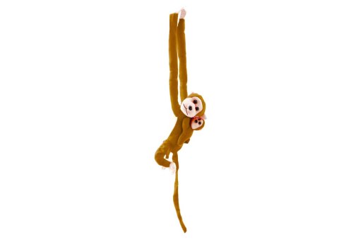 Maskotka Pluszowa Małpka z Dzieckiem Ciemno Brązowa 70 cm Maskotka Pluszowa Małpka z Dzieckiem Ciemno Brązowa 70 cm
