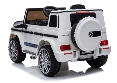Auto na Akumulator Mercedes G63 Biały BBH-0003 Auto na Akumulator Mercedes G63 Biały BBH-0003