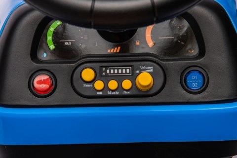 Traktor Na Akumulator BBH-030 Niebieski Traktor Na Akumulator BBH-030 Niebieski