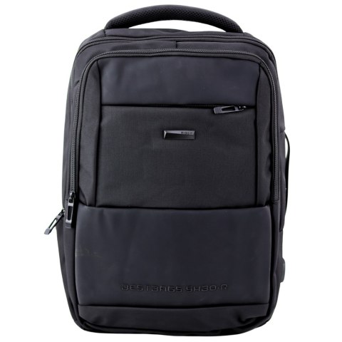 Plecak Miejski Biznesowy USB Pas Piersiowy Czarny 26L 45cm Plecak Miejski Biznesowy USB Pas Piersiowy Czarny 26L 45cm