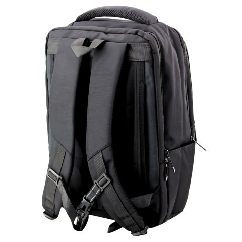 Plecak Miejski Biznesowy USB Pas Piersiowy Czarny 26L 45cm Plecak Miejski Biznesowy USB Pas Piersiowy Czarny 26L 45cm