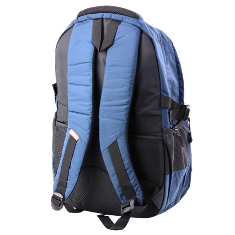 Plecak Miejski Funkcjonalny 9 Kieszeni Granatowy 35L 48cm Plecak Miejski Funkcjonalny 9 Kieszeni Granatowy 35L 48cm