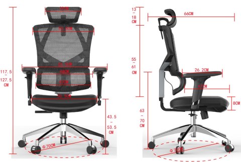 Fotel ergonomiczny ANGEL biurowy obrotowy Dakota 2.0 Fotel ergonomiczny ANGEL biurowy obrotowy Dakota 2.0