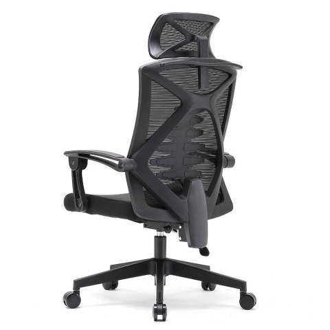 Fotel ergonomiczny ANGEL biurowy obrotowy Spino czarny Fotel ergonomiczny ANGEL biurowy obrotowy Spino czarny