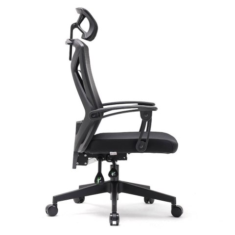 Fotel ergonomiczny ANGEL biurowy obrotowy Spino czarny Fotel ergonomiczny ANGEL biurowy obrotowy Spino czarny
