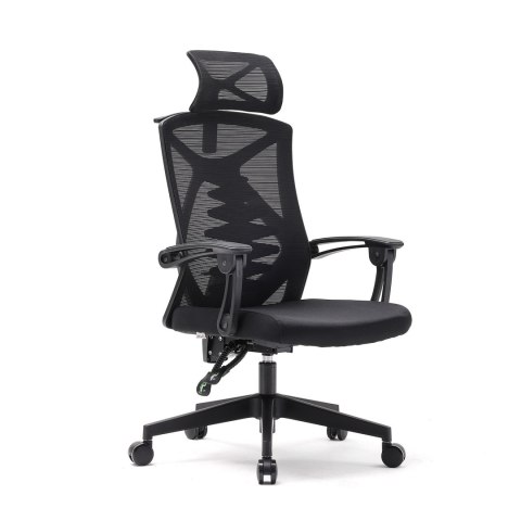 Fotel ergonomiczny ANGEL biurowy obrotowy Spino czarny Fotel ergonomiczny ANGEL biurowy obrotowy Spino czarny