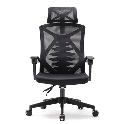 Fotel ergonomiczny ANGEL biurowy obrotowy Spino czarny Fotel ergonomiczny ANGEL biurowy obrotowy Spino czarny