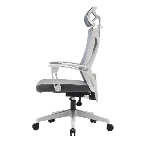 Fotel ergonomiczny ANGEL biurowy obrotowy Spino szary Fotel ergonomiczny ANGEL biurowy obrotowy Spino szary