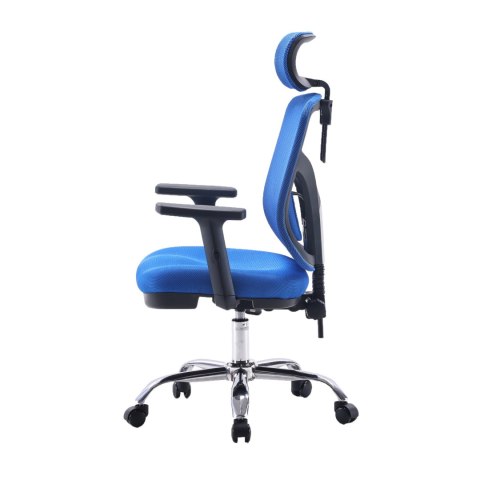 Fotel ergonomiczny ANGEL biurowy obrotowy jOkasta Niebieska Fotel ergonomiczny ANGEL biurowy obrotowy jOkasta Niebieska