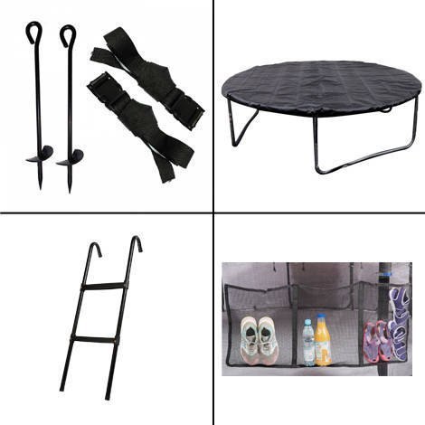 Trampolina Ogrodowa Jumpi 374cm/12FT Maxy Comfort Plus Żółta Z Wewnętrzną Siatką Trampolina Ogrodowa Jumpi 374cm/12FT Maxy Comfort Plus Żółta Z Wewnętrzną Siatką