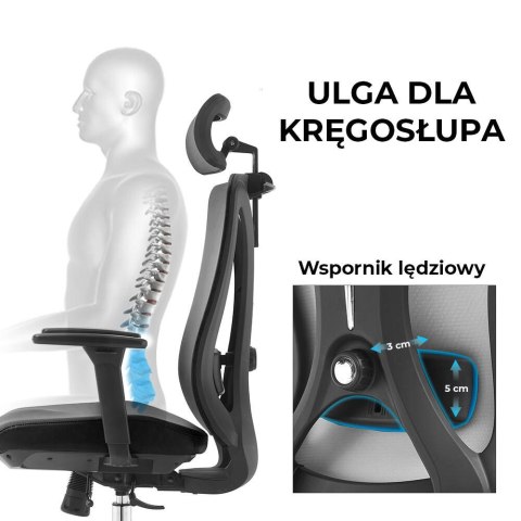 Fotel biurowy ergonomiczny ANGEL GelatO Fotel biurowy ergonomiczny ANGEL GelatO